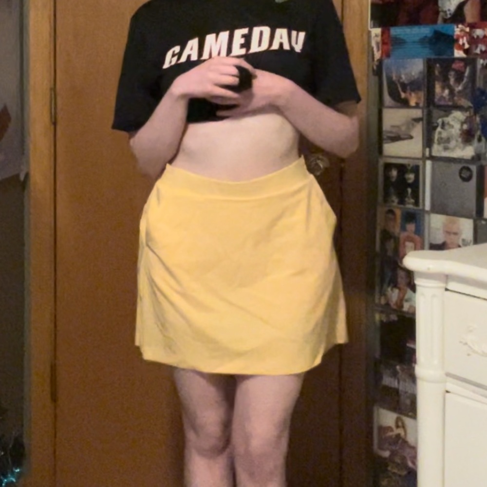 Yellow Women's Skirt